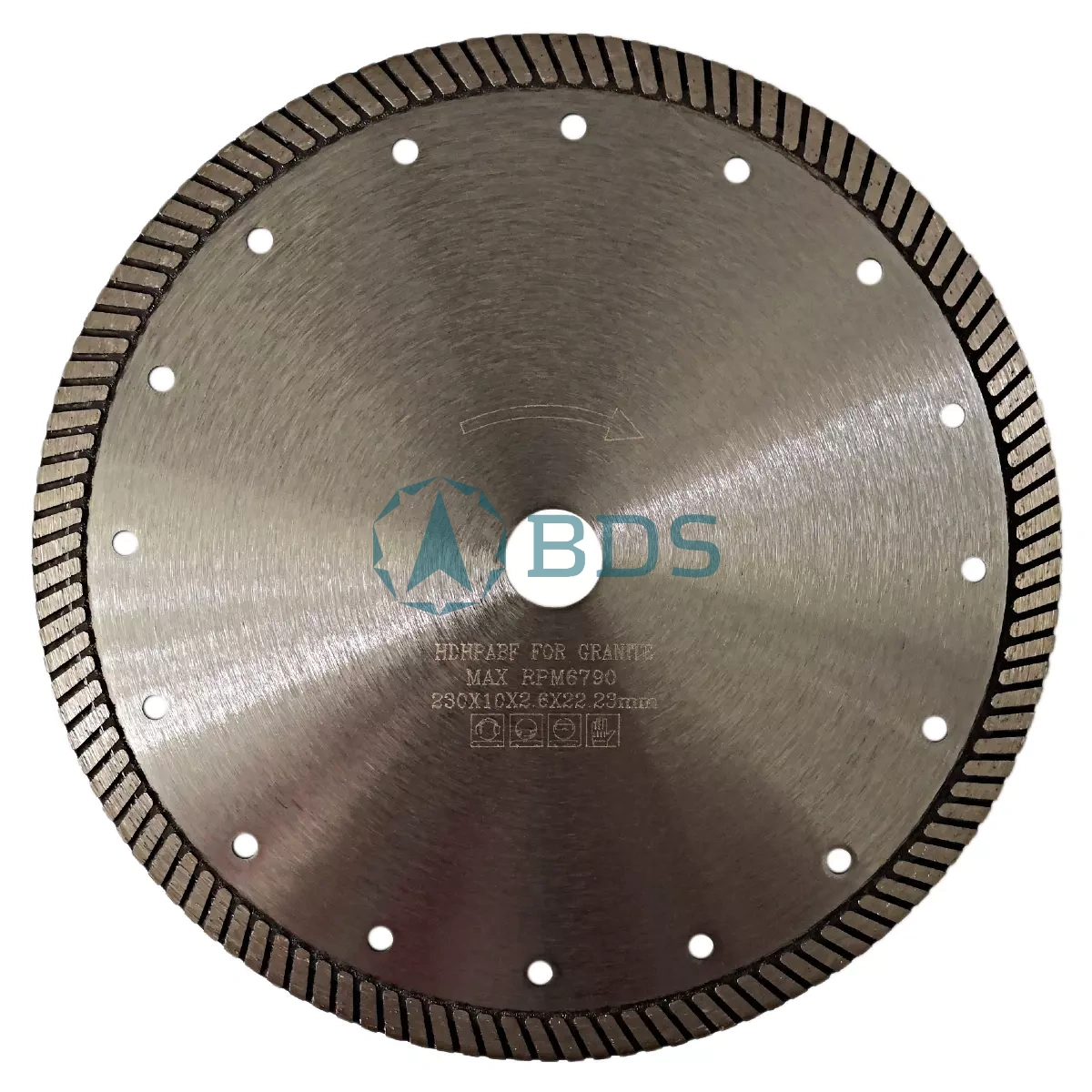 Алмазный диск по граниту 230 мм Turbo TG