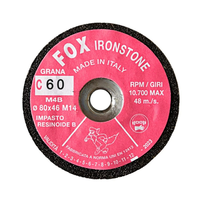 Абразивная шлифовальная чашка по камню 80 M14 #60