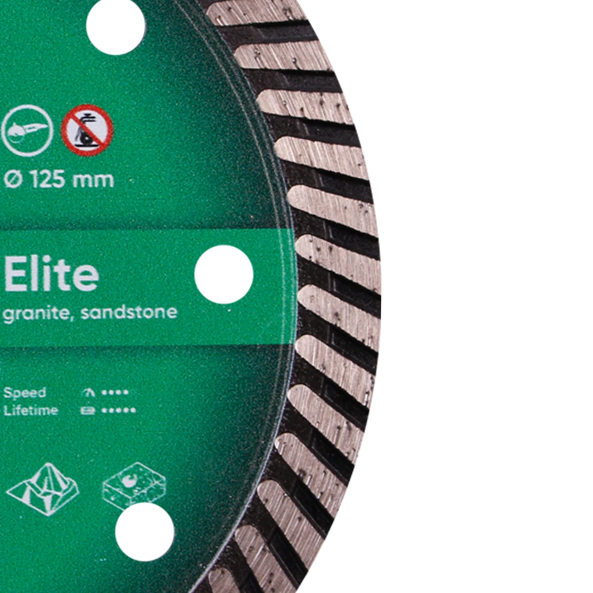 Алмазный диск по граниту 125 мм Turbo Elite