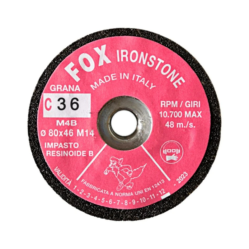 Абразивная шлифовальная чашка по камню 80 M14 #36